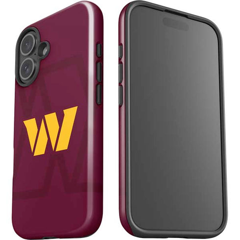 NFL Washington Commanders Large Logo iPhone 16 Impact Case